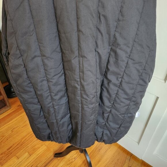 Vintage Oriental Heavily Quilted Embroidered Coat Sz L - Picture 12 of 13